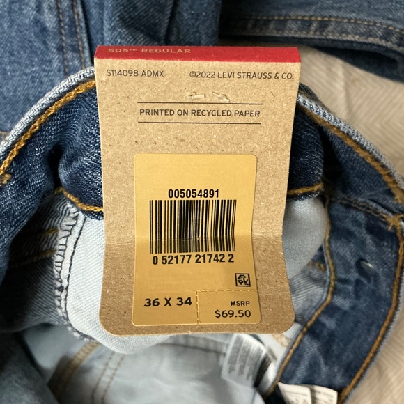 Levi’s Jeans 505 Regular Fit - Picture 6 of 16